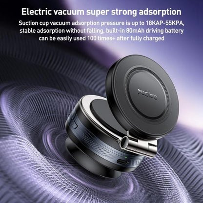 Yesido C225 360 Rotating Electric Vacuum Suction Cup MagSafe Car Mount