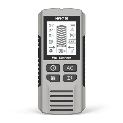 HW-710 5-in-1 Wall Scanner Metal Detector Stud Finder Measuring Instrument