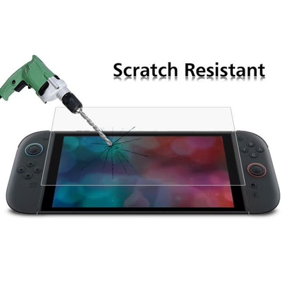 50pcs 0.26mm 9H 2.5D Tempered Glass Film, For Nintendo Switch 2 (50 PCS)