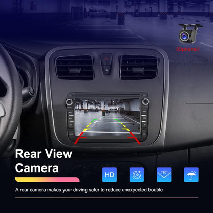 For Dacia Android 15 7 inch Wireless CarPlay Car Player Car Central Control Navigation Machine, Standard, Standard+AHD+Microphone