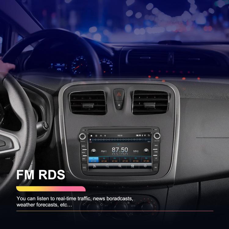 For Dacia Android 15 7 inch Wireless CarPlay Car Player Car Central Control Navigation Machine, Standard, Standard+AHD+Microphone
