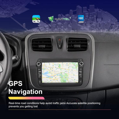 For Dacia Android 15 7 inch Wireless CarPlay Car Player Car Central Control Navigation Machine, Standard, Standard+AHD+Microphone