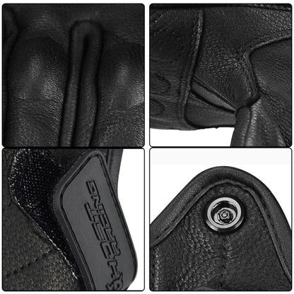 GHOST RACING GR-ST07 Winter Velvet Warm Motorcycle Riding Gloves, M, XL, XXL