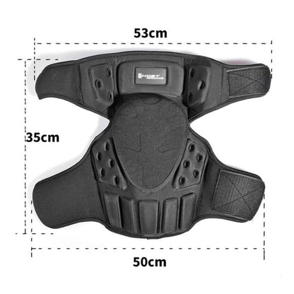 GHOST RACING GH-HX03 1 Pair Motorcycle Protective Gear Kevlar Racing Cold-proof Windproof Knee Pads, With Plush Pad, No Plush Pad