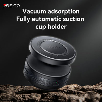 Yesido C224 Electric Vacuum Suction Cup MagSafe Car Mount with 360 Degree Rotating Base