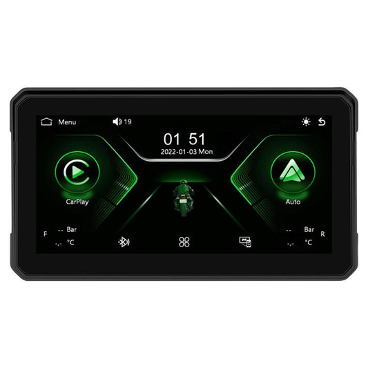6 inch Motorcycle Wireless CarPlay and Android Auto Display Screen Navigator, A4126