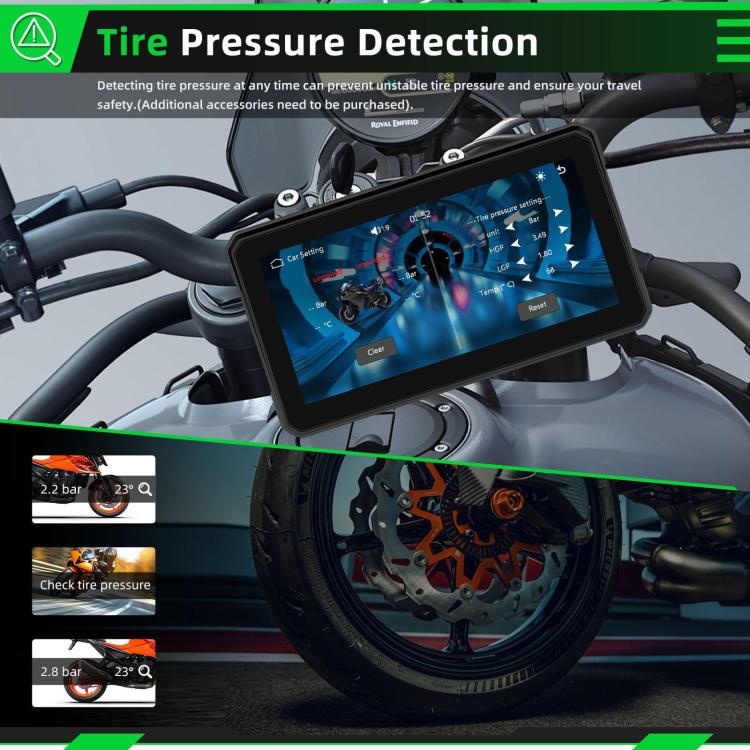 6 inch Motorcycle Wireless CarPlay and Android Auto Display Screen Navigator, A4126