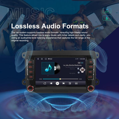 For Volkswagen Android 15 7 inch Horizontal Screen Car Player Car Central Control Navigation, Standard, Standard+AHD+Microphone
