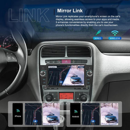 For Fiat Punto 2005-2009 Android 15 7 inch 2G+64G Car Central Control Audio Video Navigation, Standard, Standard+AHD+Microphone