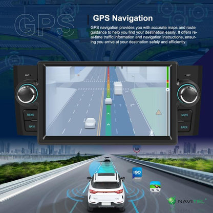 For Fiat Punto 2005-2009 Android 15 7 inch 2G+64G Car Central Control Audio Video Navigation, Standard, Standard+AHD+Microphone