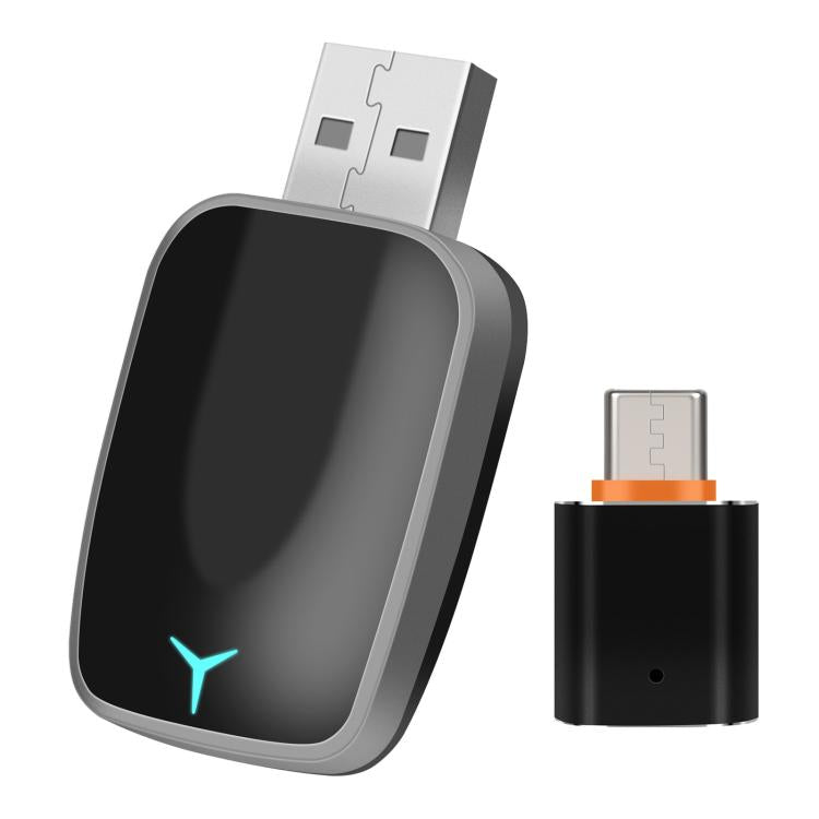Car CarPlay and Android Auto Wired to Wireless Smart Box Adapter with Type-C Converter