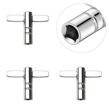 CT-826 T-shaped Square Hole Drum Key Universal Adjustment Wrench Tool for Drum Set, CT-826