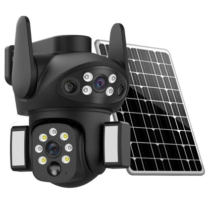 X7 2MP Multi-lens Panoramic Solar Surveillance PTZ Dome Camera, X7 Southeast Asia 4G