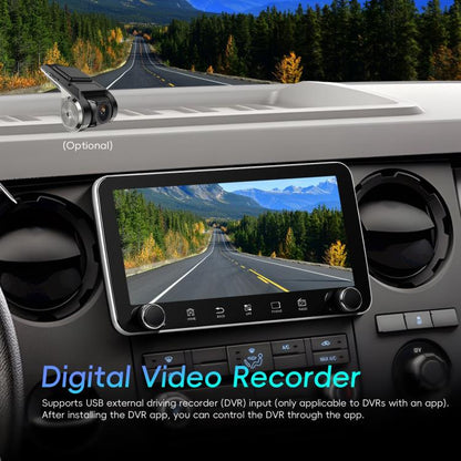 10.36 inch Screen Android 15 Car CarPlay Navigation Integrated Machine with Dual Knob, Standard, Standard+AHD+Microphone
