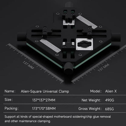 Mechanic Alien X V2.0 360 Clamping Universal Motherboard Fixture, Mechanic Alien X V2.0(Original)