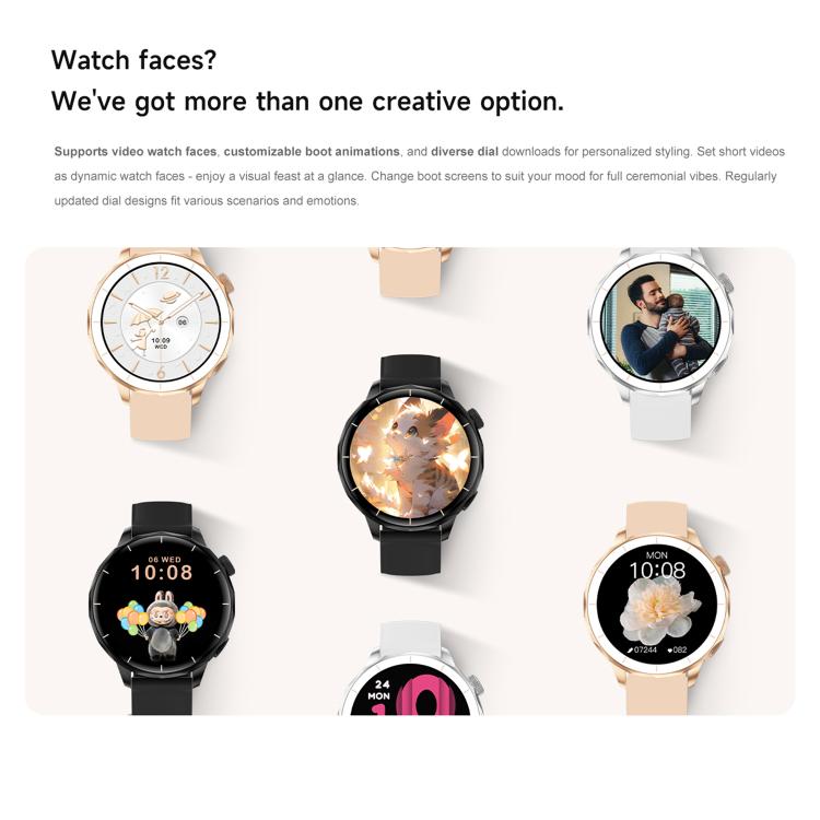 HD X2 Mini 1.32 inch AMOLED Screen Smart Watch IP68 Waterproof Support BT Call
