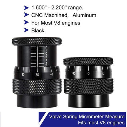1.600-2.200 inch Valve Spring Height Micrometer Gauge for V8 Engines