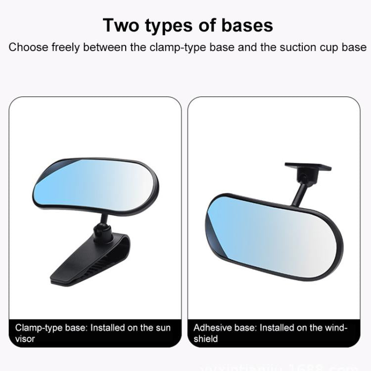 Car Adhesive Type Wide-angle Rearview Auxiliary Mirror, Adhesive Type