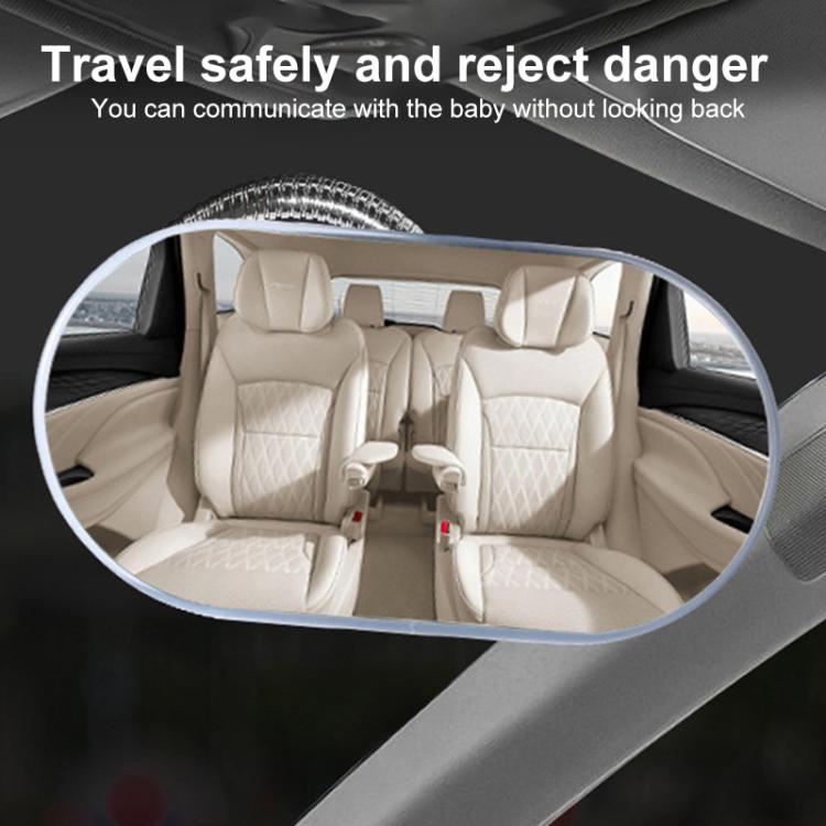 Car Suction Cup Type Wide-angle Rearview Auxiliary Mirror, Suction Cup Type