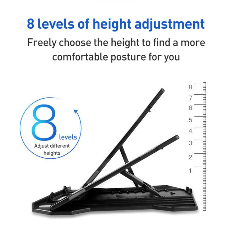 NUOXI N2 8-level Adjustable Laptop Holder, without Turntable, without Turntable