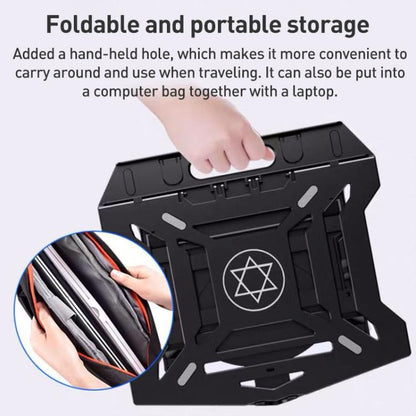 NUOXI N2 8-level Adjustable Laptop Holder, without Turntable, without Turntable