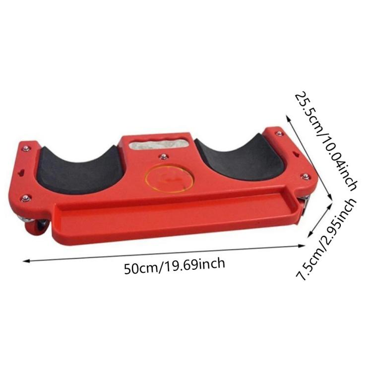 Portable Universal Wheel Sliding Kneel Pad Car Repair Home Improvement Tool with 5 Swivel Castors