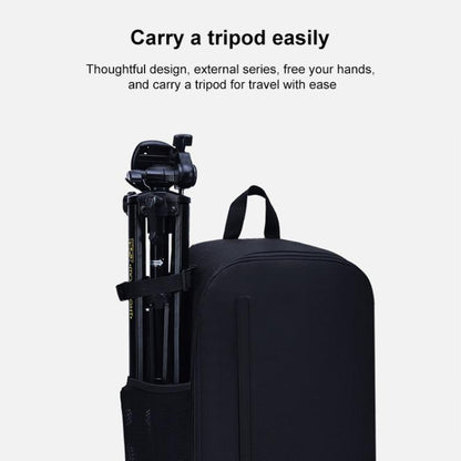 Cwatcun D6 Large II Camera Backpack Outdoor Waterproof Nylon DSLR Photography Bag, 32 x 17 x 41.5cm