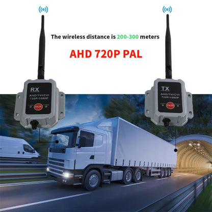 2.4G Wireless Transmitter Receiver Camera Transmitter Wireless Device for Truck and Bus, Wireless Transmitter Receiver Camera Device
