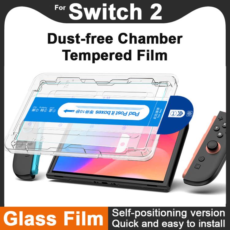 imak Clean Room Tempered Glass Film, For Nintendo Switch 2