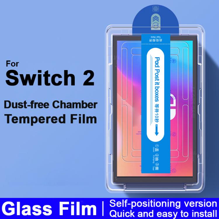 imak Clean Room Tempered Glass Film, For Nintendo Switch 2