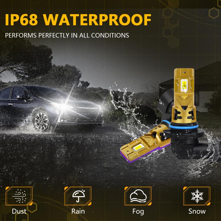 1 Pair 35W 3500LM 6500K Car LED Headlight Bulb, 9005, 9006, H1, H4, H7, H11