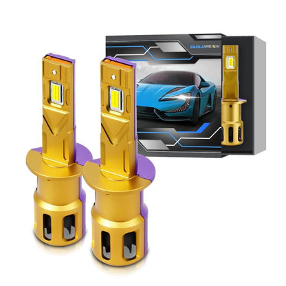 1 Pair 35W 3500LM 6500K Car LED Headlight Bulb, 9005, 9006, H1, H4, H7, H11