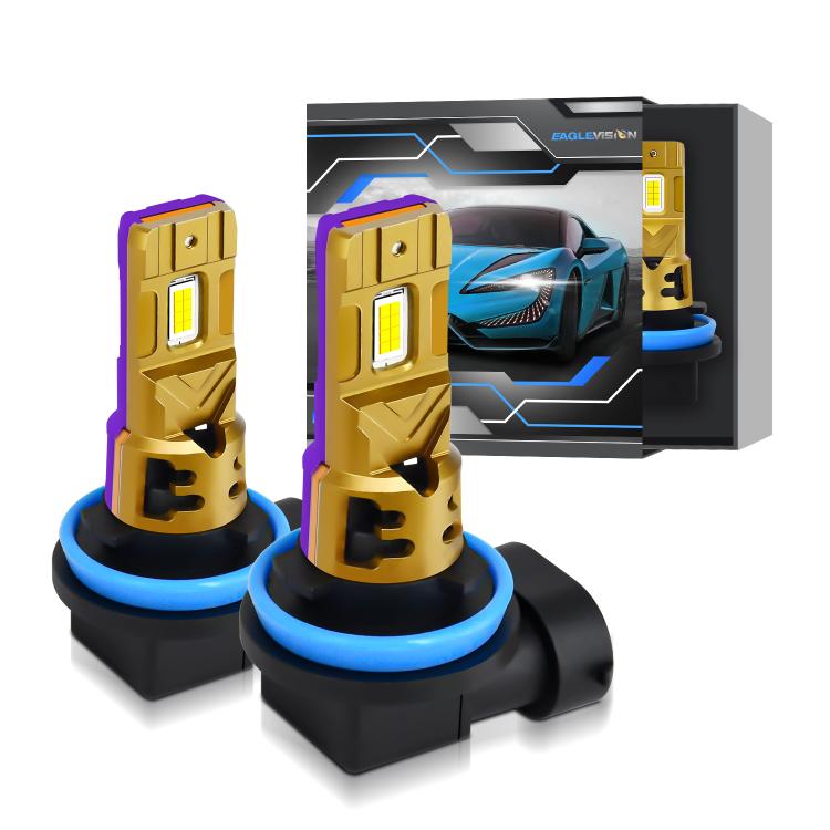1 Pair 35W 3500LM 6500K Car LED Headlight Bulb, 9005, 9006, H1, H4, H7, H11