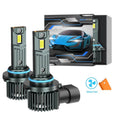 1 Pair 32W 3200LM 6500K Car LED Headlight Bulb with Fan, 9005, 9006, H1, H4, H7, H11
