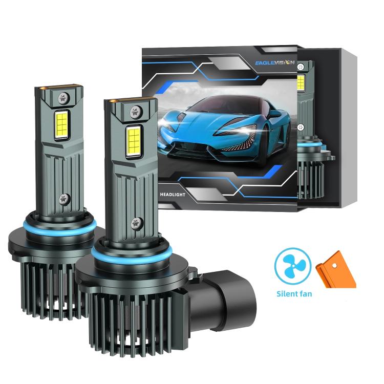 1 Pair 32W 3200LM 6500K Car LED Headlight Bulb with Fan, 9005, 9006, H1, H4, H7, H11