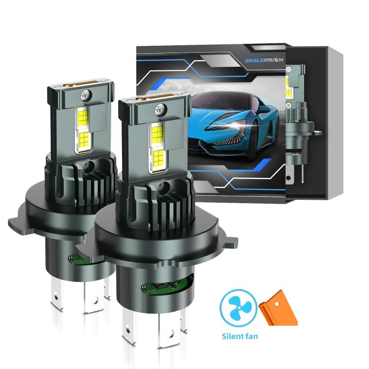 1 Pair 32W 3200LM 6500K Car LED Headlight Bulb with Fan, 9005, 9006, H1, H4, H7, H11