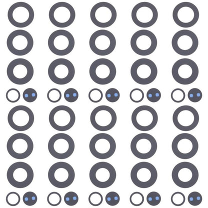10set Back Camera Lens, For Samsung Galaxy S26+ SM-S947B, For Samsung Galaxy M07 SM-M075F, For Samsung Galaxy M17 SM-M176B, For Samsung Galaxy S26 Ultra SM-S948B, For Samsung Galaxy S26 SM-S942B, For Samsung Galaxy A57 SM-A576B