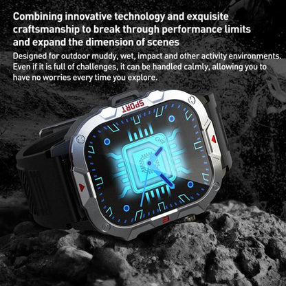 C40 Pro 2.19 inch TFT Screen BT Outdoor Sports Smart Watch Support Heart Rate Monitoring