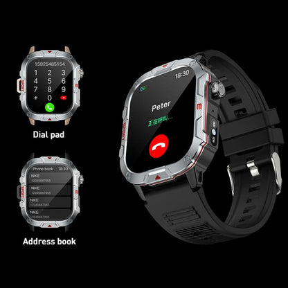 C40 Pro 2.19 inch TFT Screen BT Outdoor Sports Smart Watch Support Heart Rate Monitoring