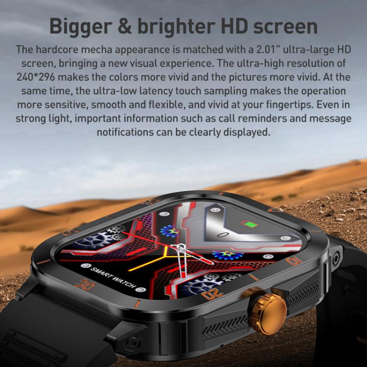 C50 Pro 2.19 inch TFT Screen BT Outdoor Sports Smart Watch Support Heart Rate Monitoring