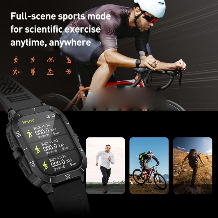 C50 Pro 2.19 inch TFT Screen BT Outdoor Sports Smart Watch Support Heart Rate Monitoring