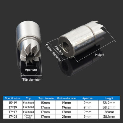 6pcs / Set Car Modification Injector Seat Cutter Cleaner Removal Tool