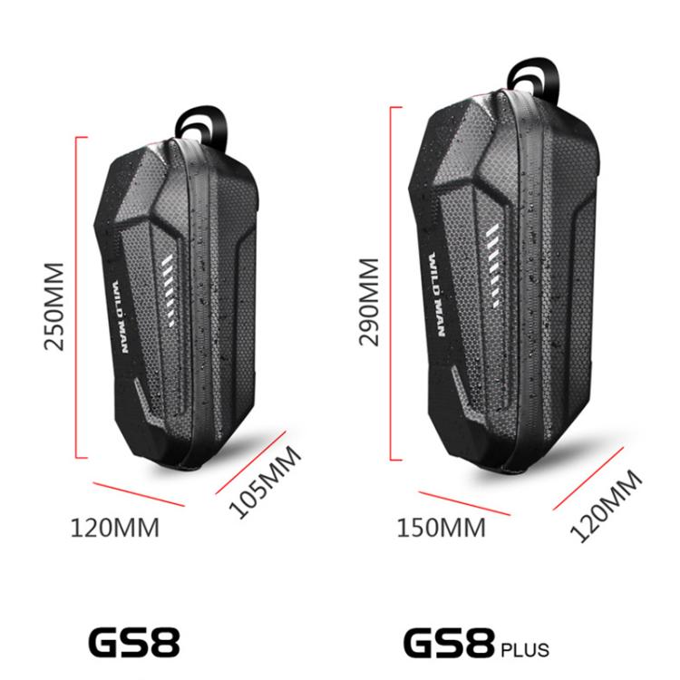 WILD MAN ES8 Electric Scooter EVA Hard Shell Handlebar Bag, ES8