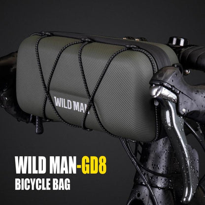 WILD MAN GD8 Mountain Bicycle EVA Hard Shell Handlebar Bag, GD8