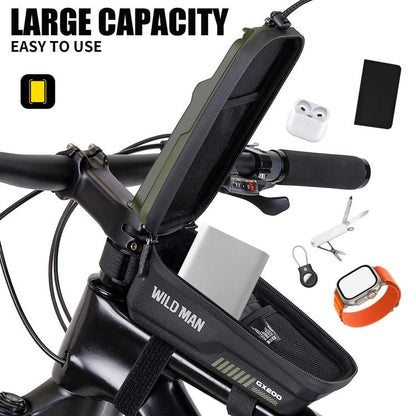 WILD MAN GX200 Mountain Bicycle EVA Hard Shell Bag Bike Front Fixing bracket, GX200