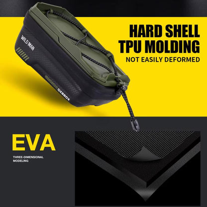 WILD MAN GX220X Mountain Bicycle EVA Hard Shell Bag Bike Front Quick Release Bracket, GX220X