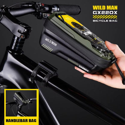 WILD MAN GX220X Mountain Bicycle EVA Hard Shell Bag Bike Front Quick Release Bracket, GX220X