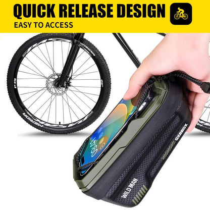 WILD MAN GX220X Mountain Bicycle EVA Hard Shell Bag Bike Front Quick Release Bracket, GX220X