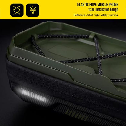 WILD MAN GX330 Mountain Bicycle Mobile Phone Holder EVA Hard Shell Handlebar Bag, GX330