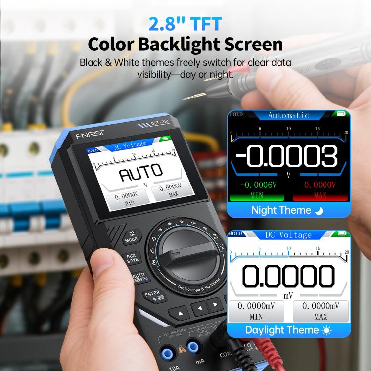 FNIRSI DST210 3 in 1 Digital Multimeter Oscilloscope